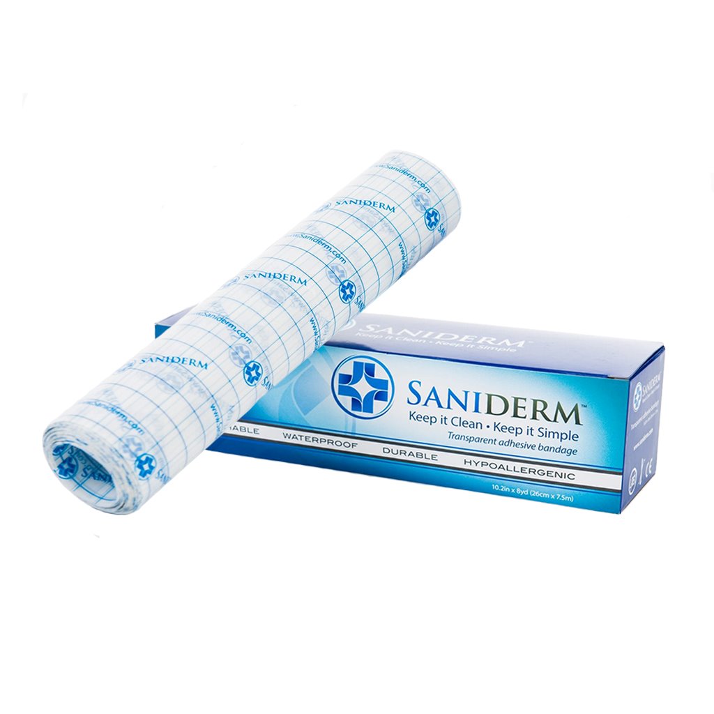 Saniderm Aftercare Bandages Aftercare Saniderm 26cmx7.5m (10.2 x 8yd) Roll 