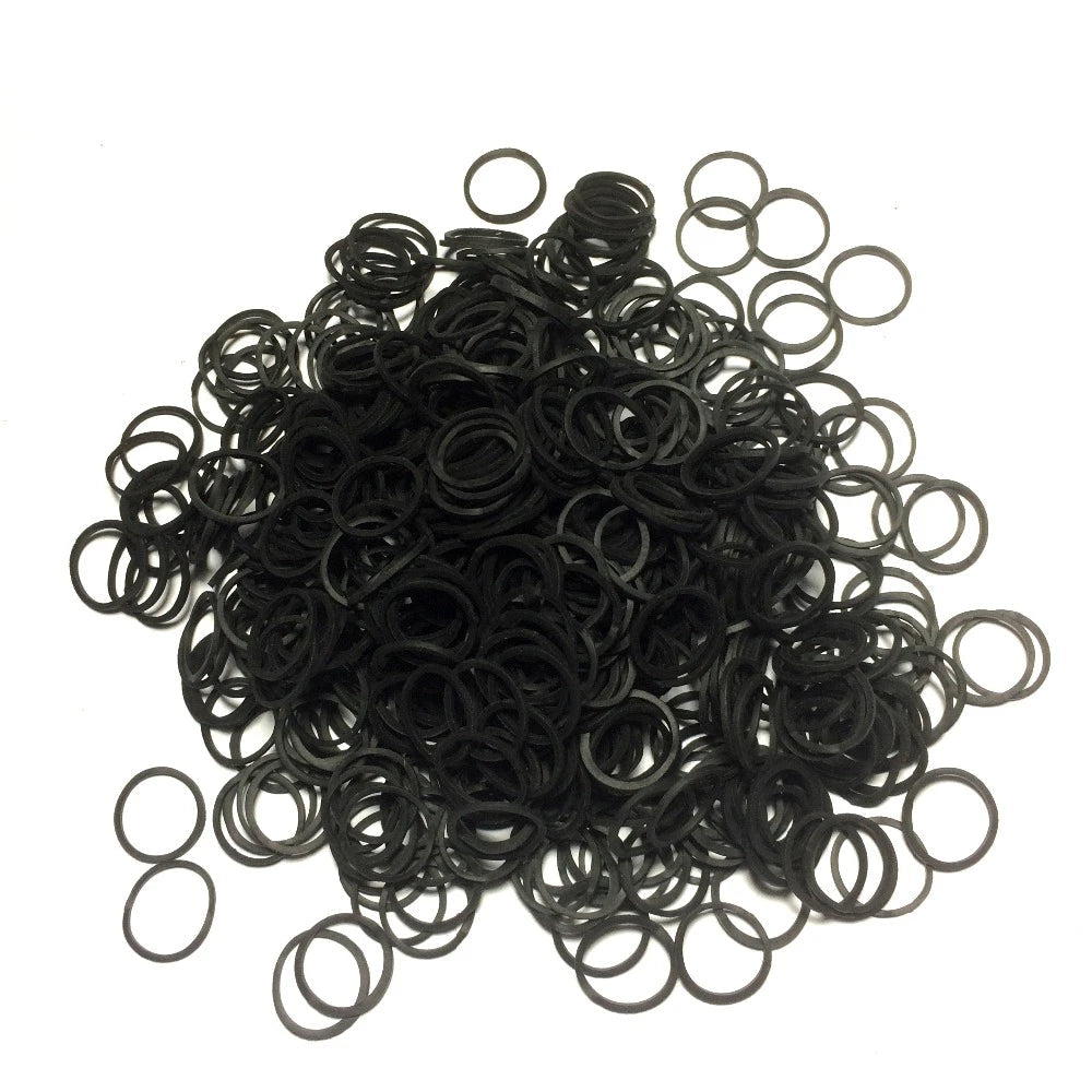 RUBBER BANDS 100PK Rubber Bands Moms Black Small 