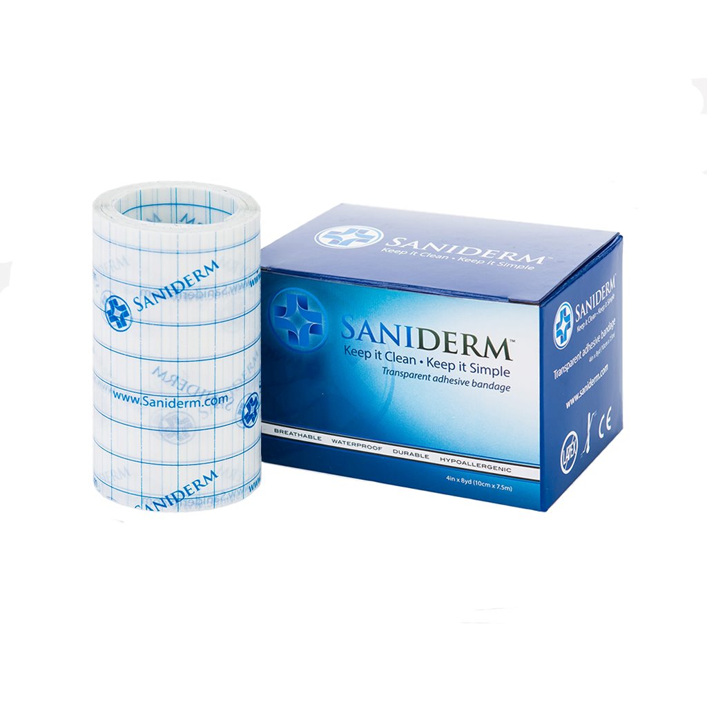 Saniderm Aftercare Bandages Aftercare Saniderm 10cm x 7.5m (4in x 8yd) Roll 